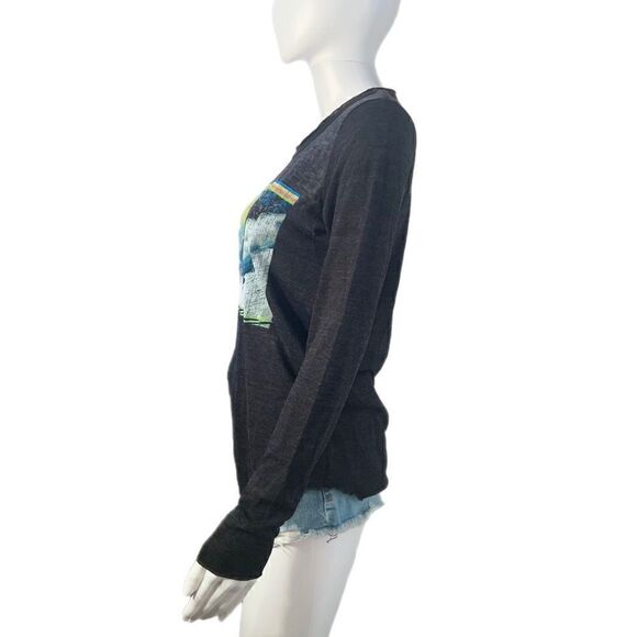 Chaser Retro Ski Graphic Long Sleeve Tee NWOT - Picture 4 of 11